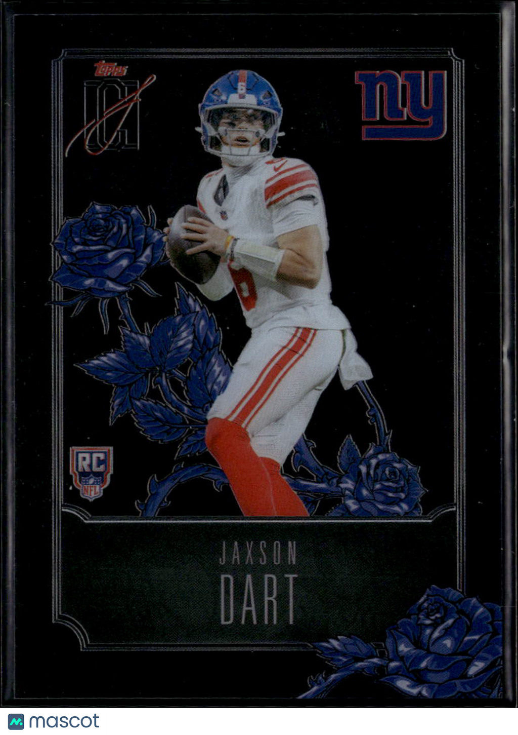 Jaxson Dart 2025 Topps Signature Class Roses SSP CASE HIT RC New York Giants