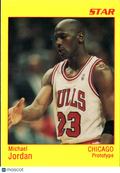 Michael Jordan 1991 Star Co Yellow Prototype Chicago Bulls