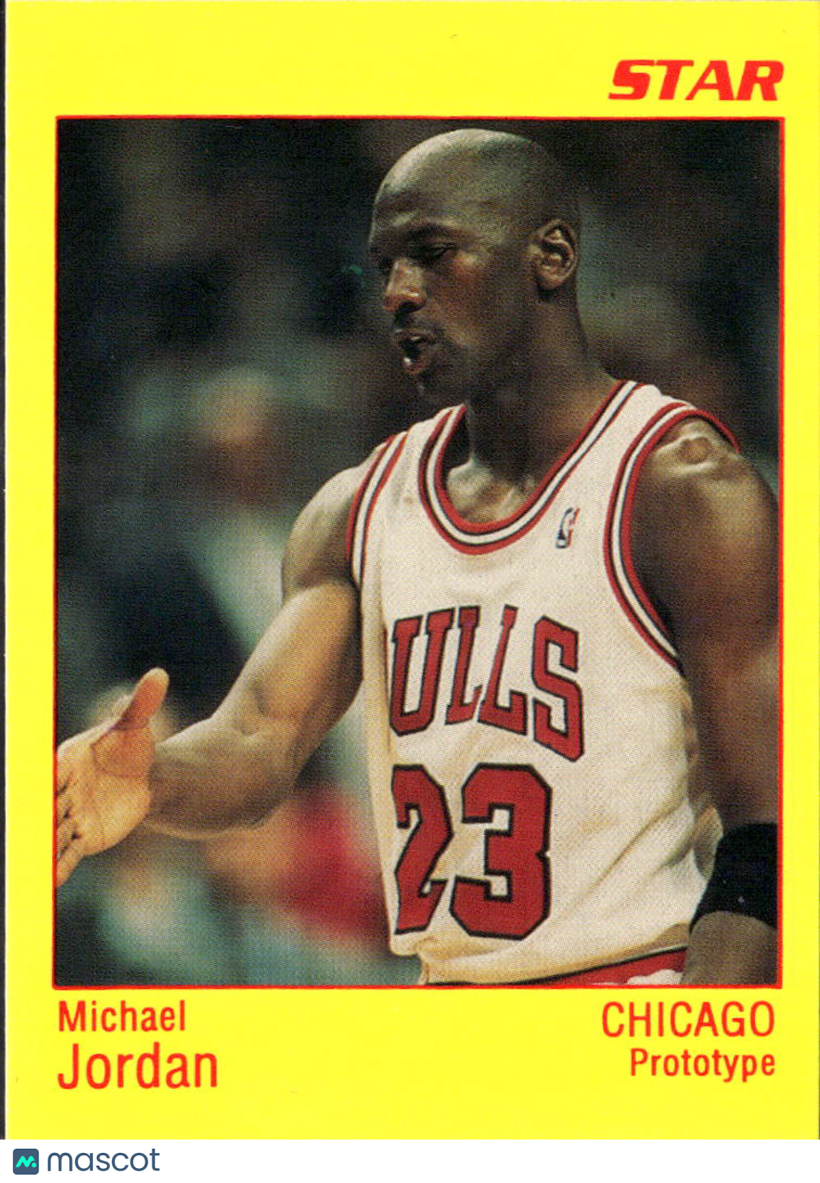 Michael Jordan 1991 Star Co Yellow Prototype Chicago Bulls