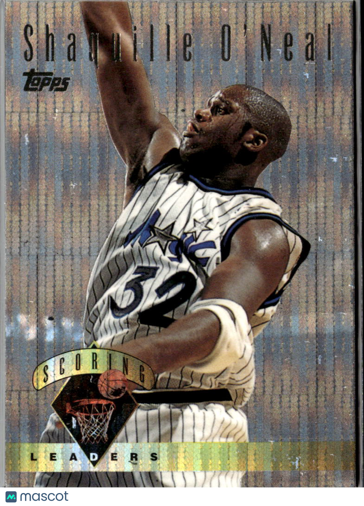 Shaquille O'Neal 1995 Topps Scoring Leaders Orlando Magic
