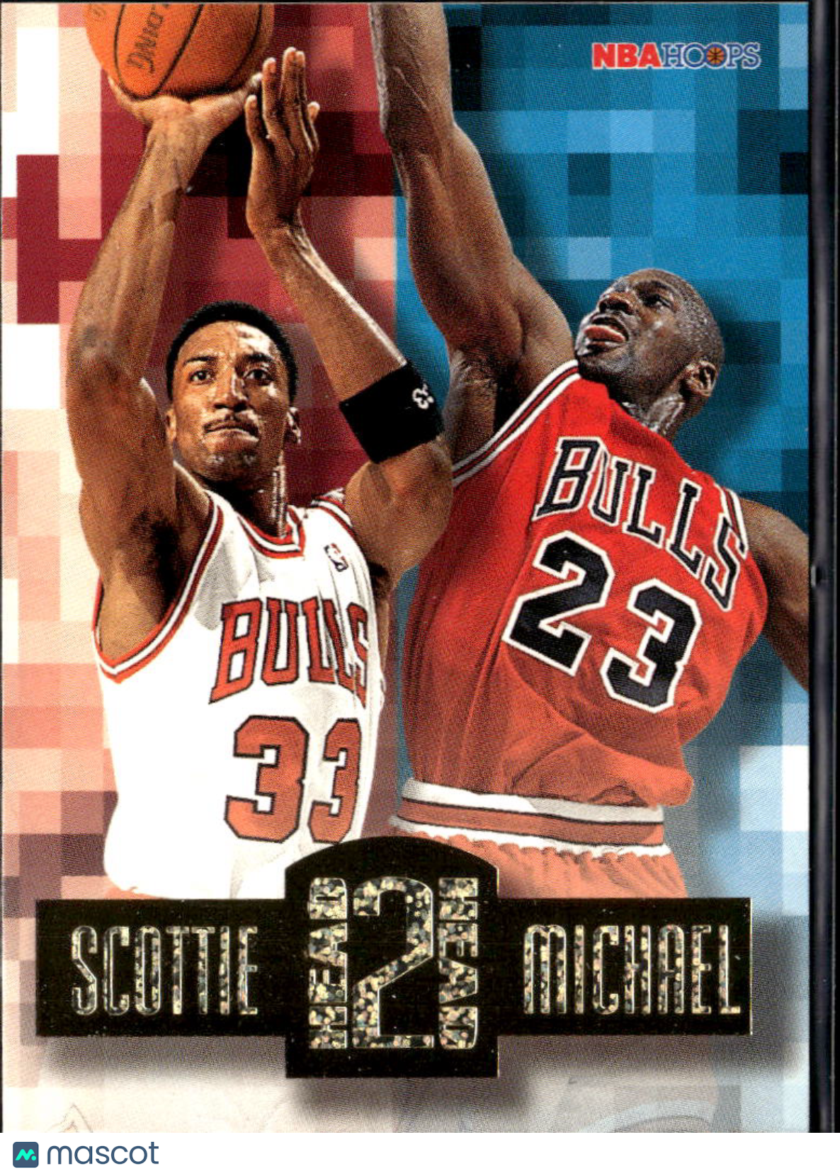 Michael Jordan / Scottie Pippen 1996 SkyBox Hoops Head to Head Chicago Bulls