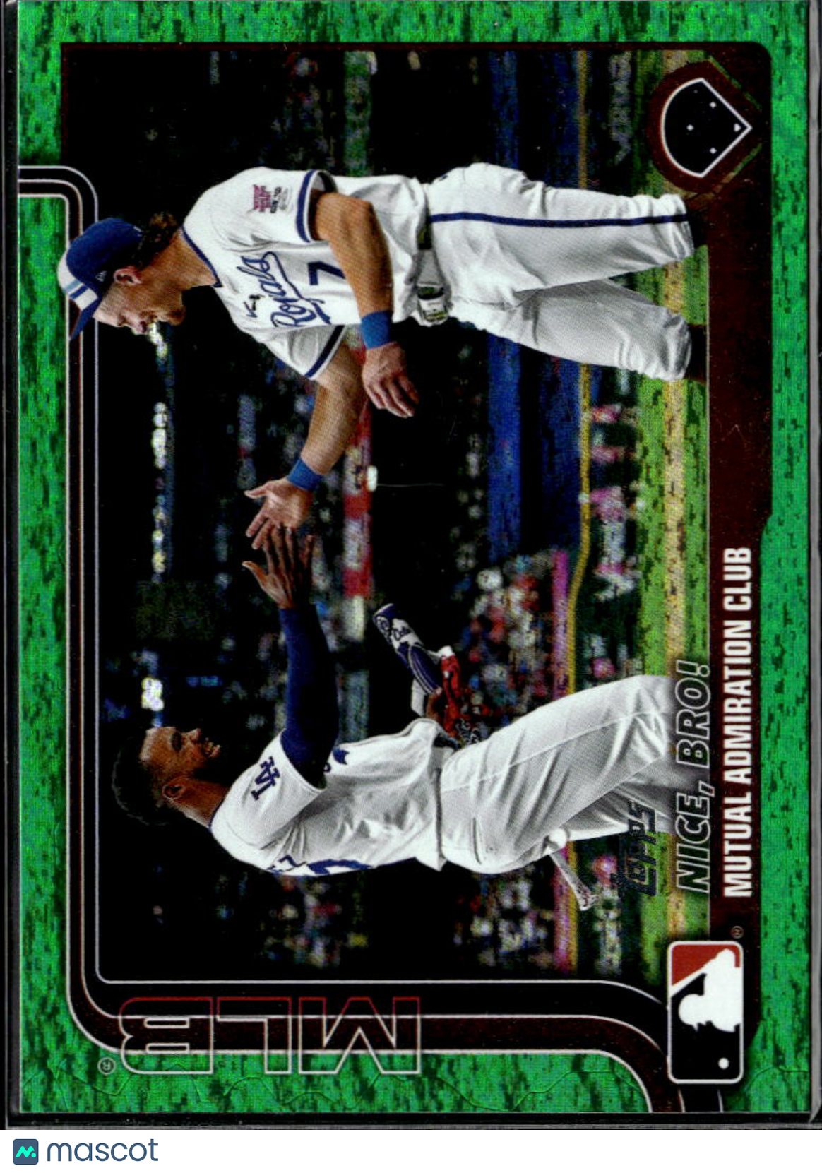 Mookie Betts / Bobby Witt Jr. 2025 Topps Nice Bro! Green KC Royals Dodgers 22/99