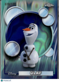 Olaf 2026 Topps Chrome Disney Blue Raywave Refractor 78/125 #170
