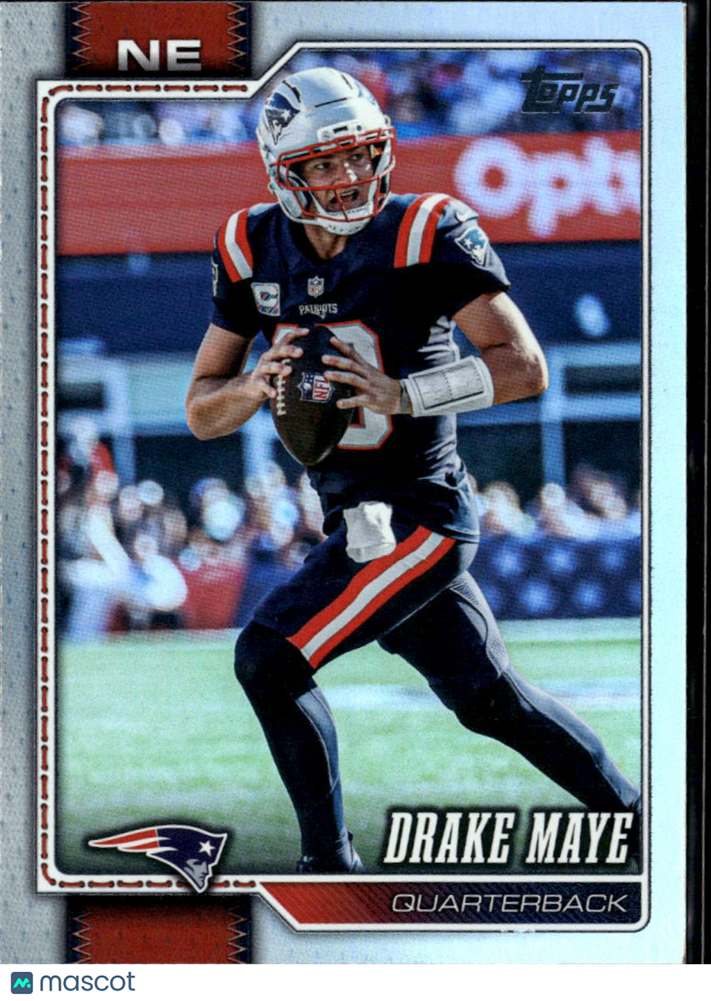Drake Maye 2026 Topps Flagship Rainbow Foil New England Patriots
