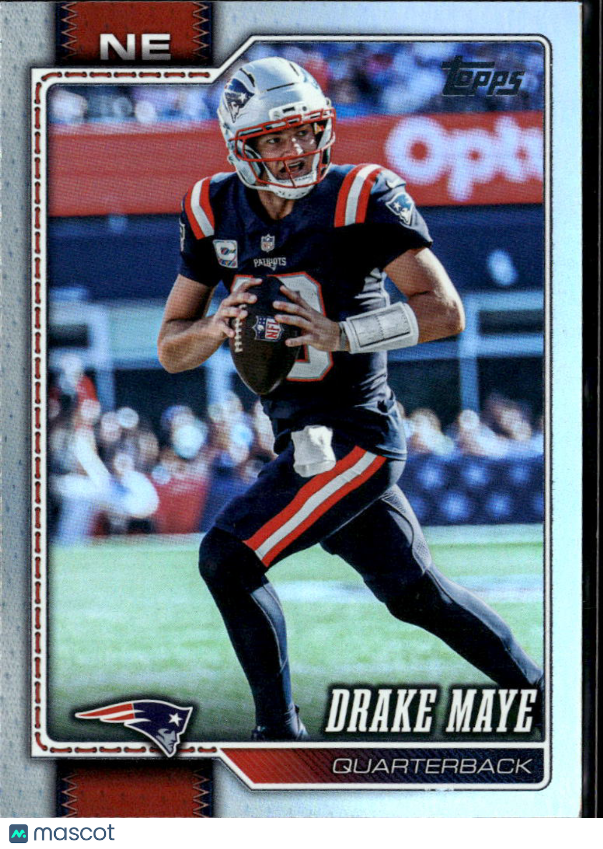 Drake Maye 2026 Topps Flagship Rainbow Foil New England Patriots