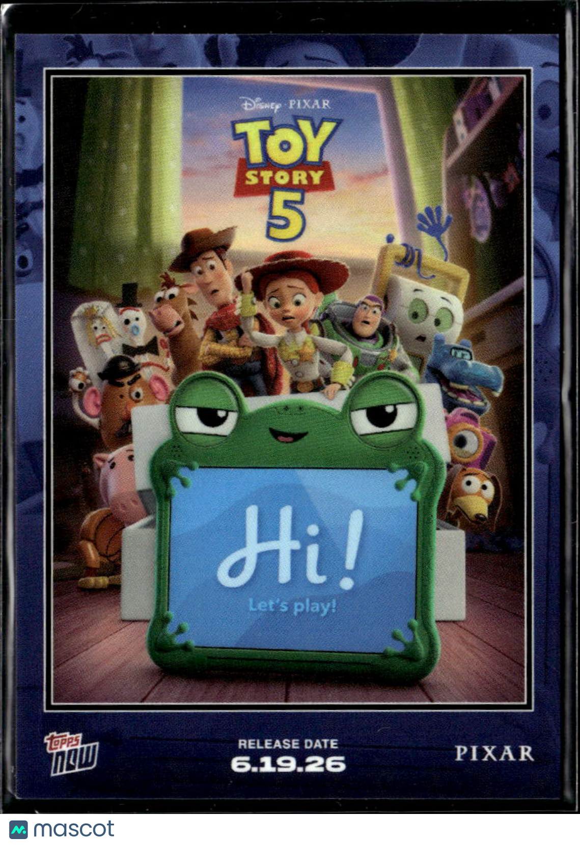 2026 Topps Now Pixar Toy Story 5 Disney #TS501