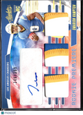 Omarion Hampton 2025 Absolute Auto Autograph Patch RC /399 Los Angeles Chargers
