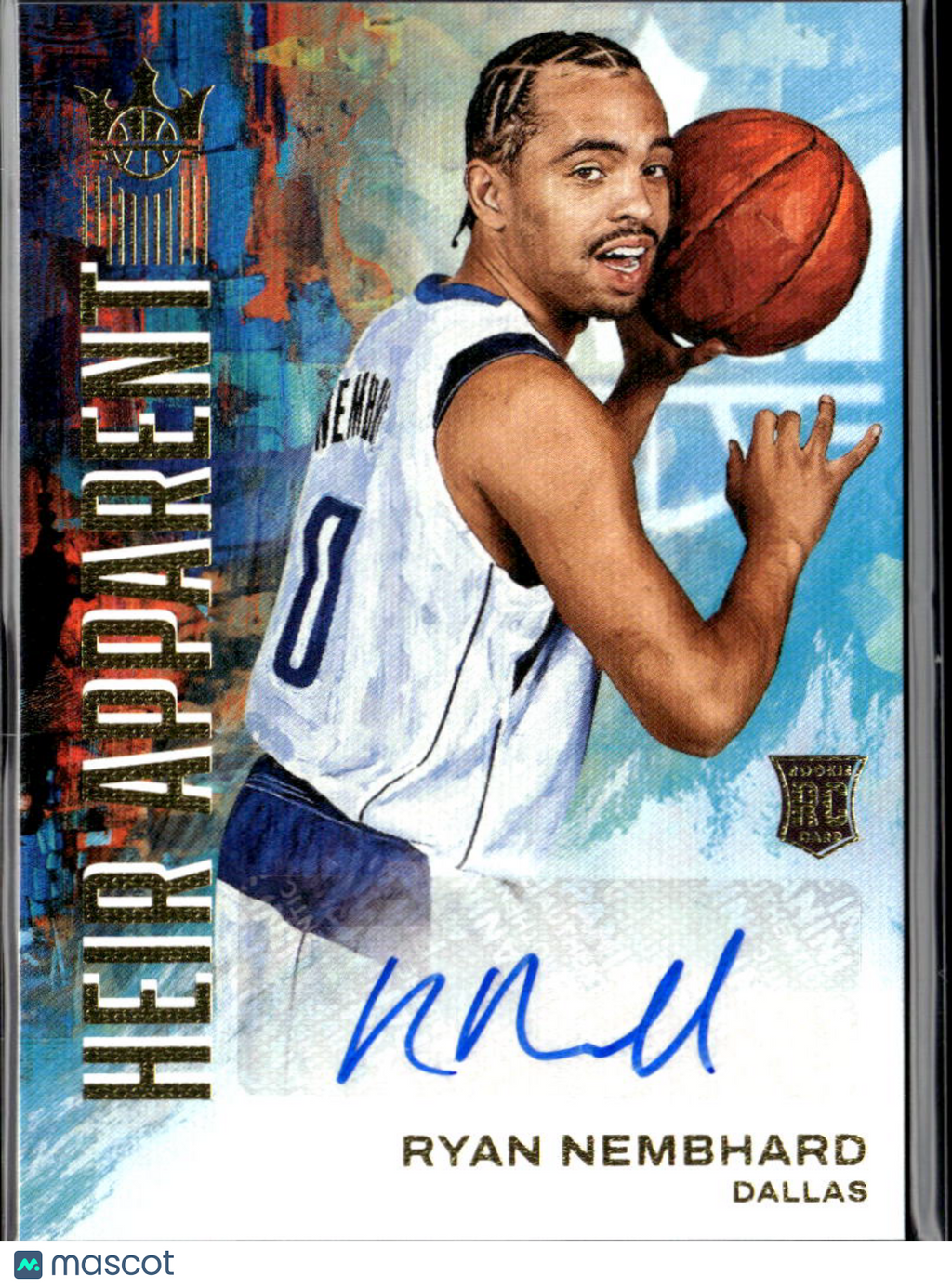 Ryan Nembhard 2025-26 Court Kings Heir Auto Autograph 89/99 Dallas Mavericks