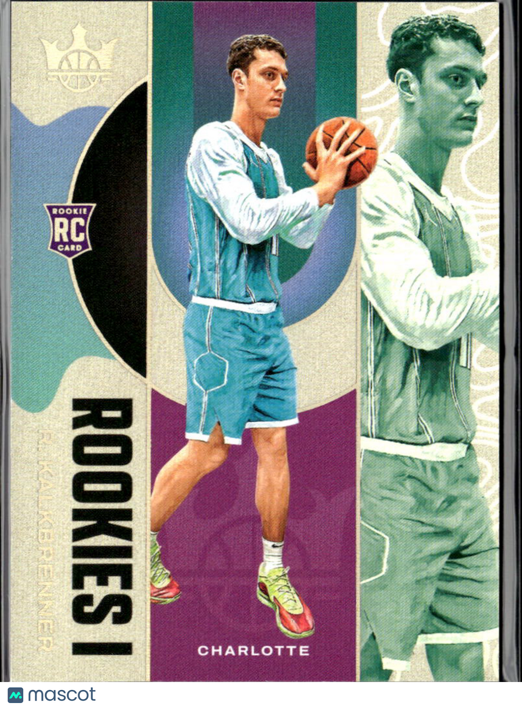 Ryan Kalkbrenner 2025-26 Court Kings RC Rookie Level 1 Charlotte Hornets