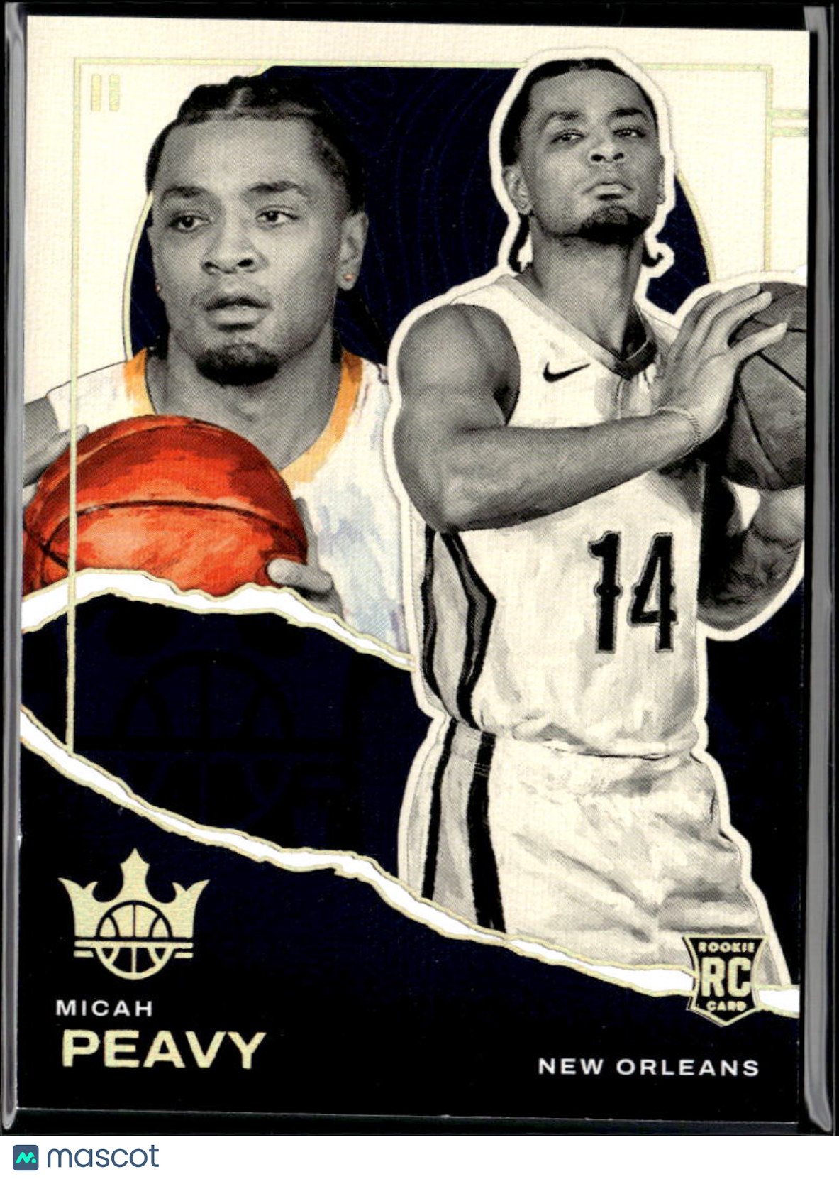 Micah Peavy 2025-26 Court Kings RC Rookie Level II New Orleans Pelicans