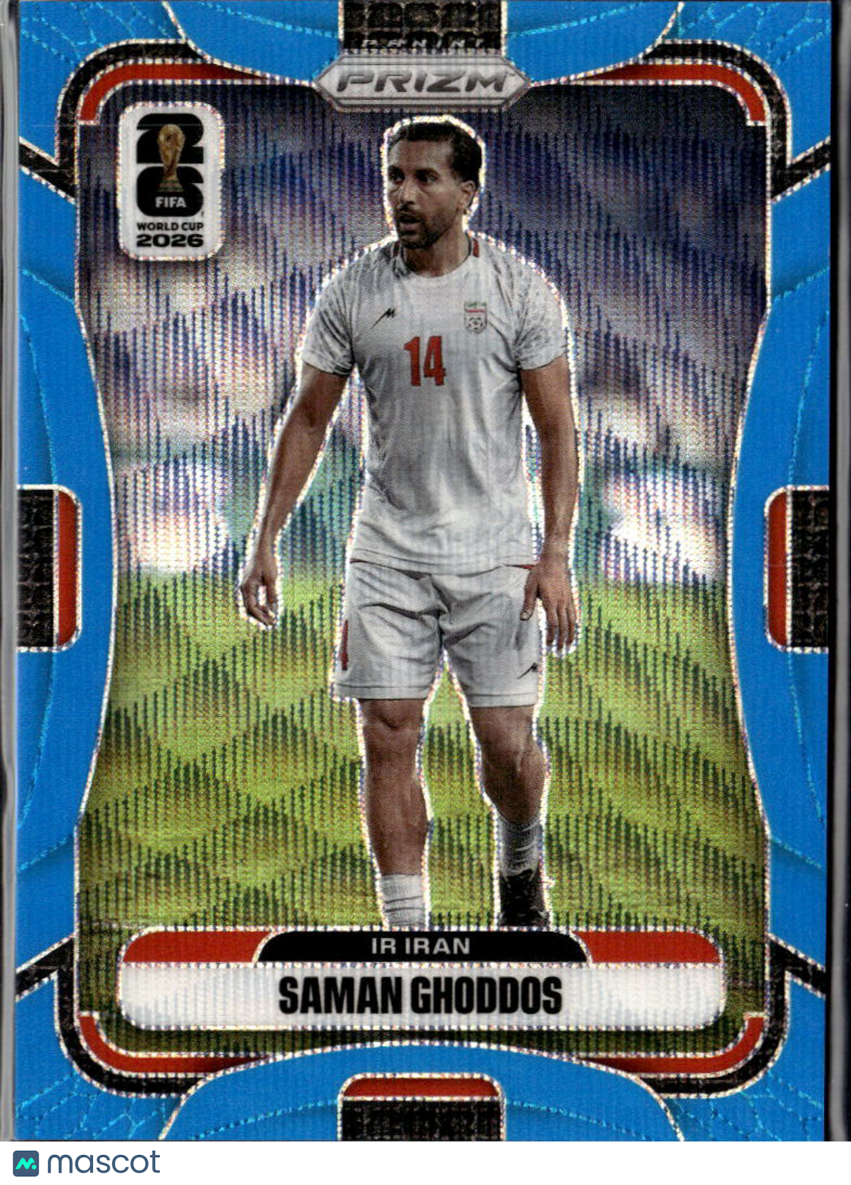 Saman Ghoddos 2026 Prizm FIFA World Cup Blue Wave 169/225 Iran