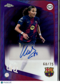 Vicky Lopez 2026 Topps Chrome Women's Auto Autograph 68/75 FC Barcelona