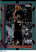 Paul George 2026 Topps Chrome Update Aqua Refractor 155/199 Philadelphia 76ers