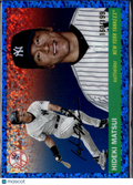 Hideki Matsui 2026 Topps Chrome Platinum Blue Mini-Diamond /199 New York Yankees