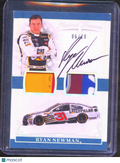 Ryan Newman 2017 National Treasures Racing Auto Autograph LOGO Patch 6/20