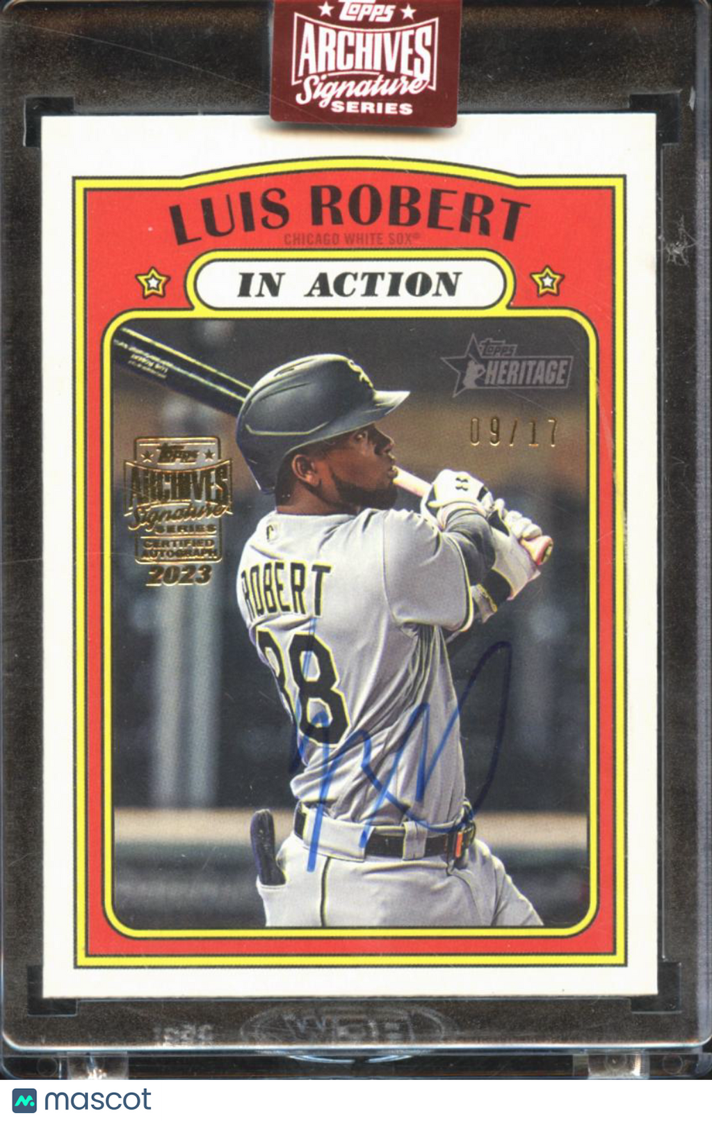 Luis Robert 2023 Topps Archives Signature Auto Autograph 9/17 Chicago White Sox