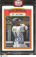 Luis Robert 2023 Topps Archives Signature Auto Autograph 9/17 Chicago White Sox