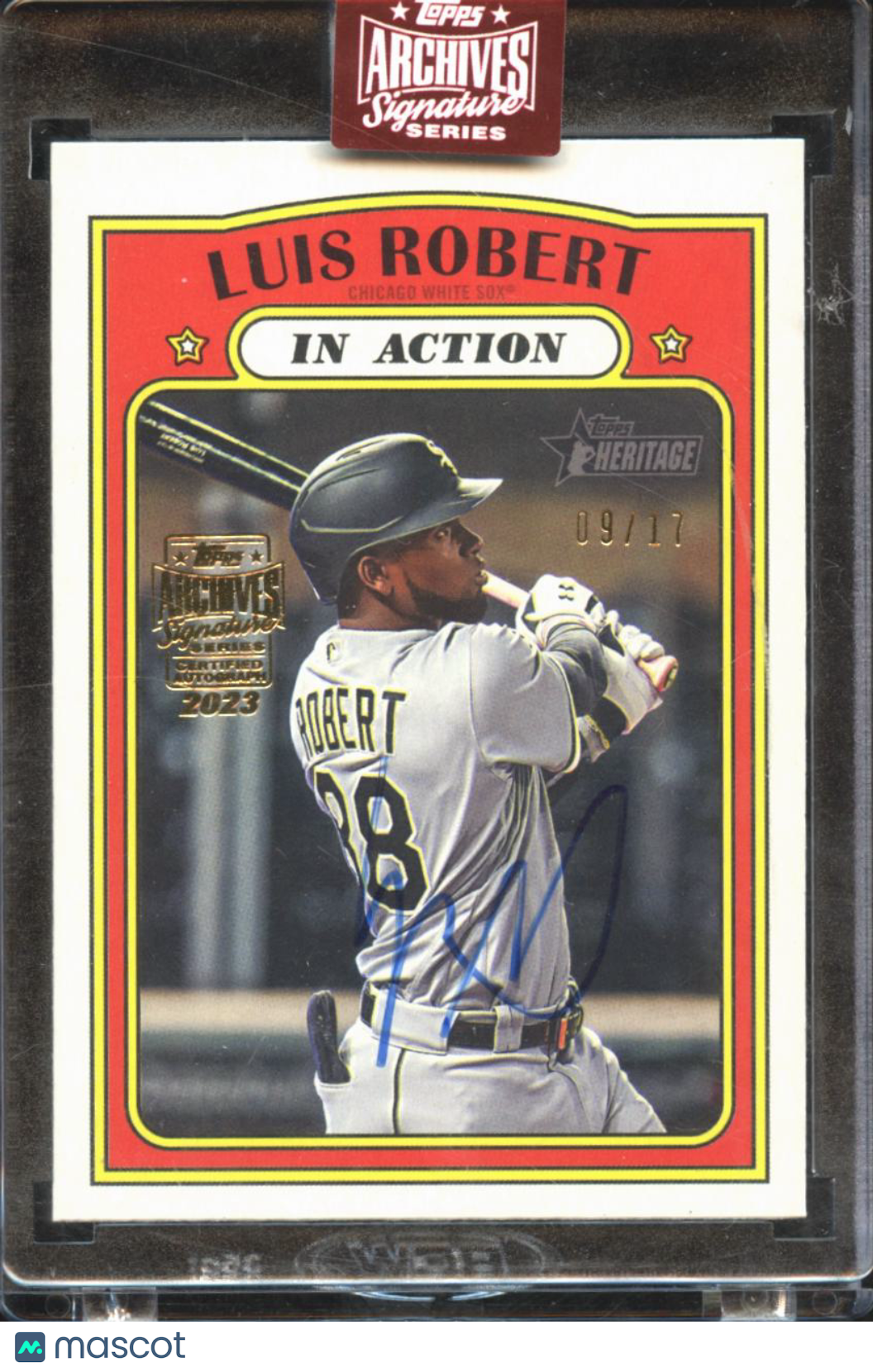 Luis Robert 2023 Topps Archives Signature Auto Autograph 9/17 Chicago White Sox