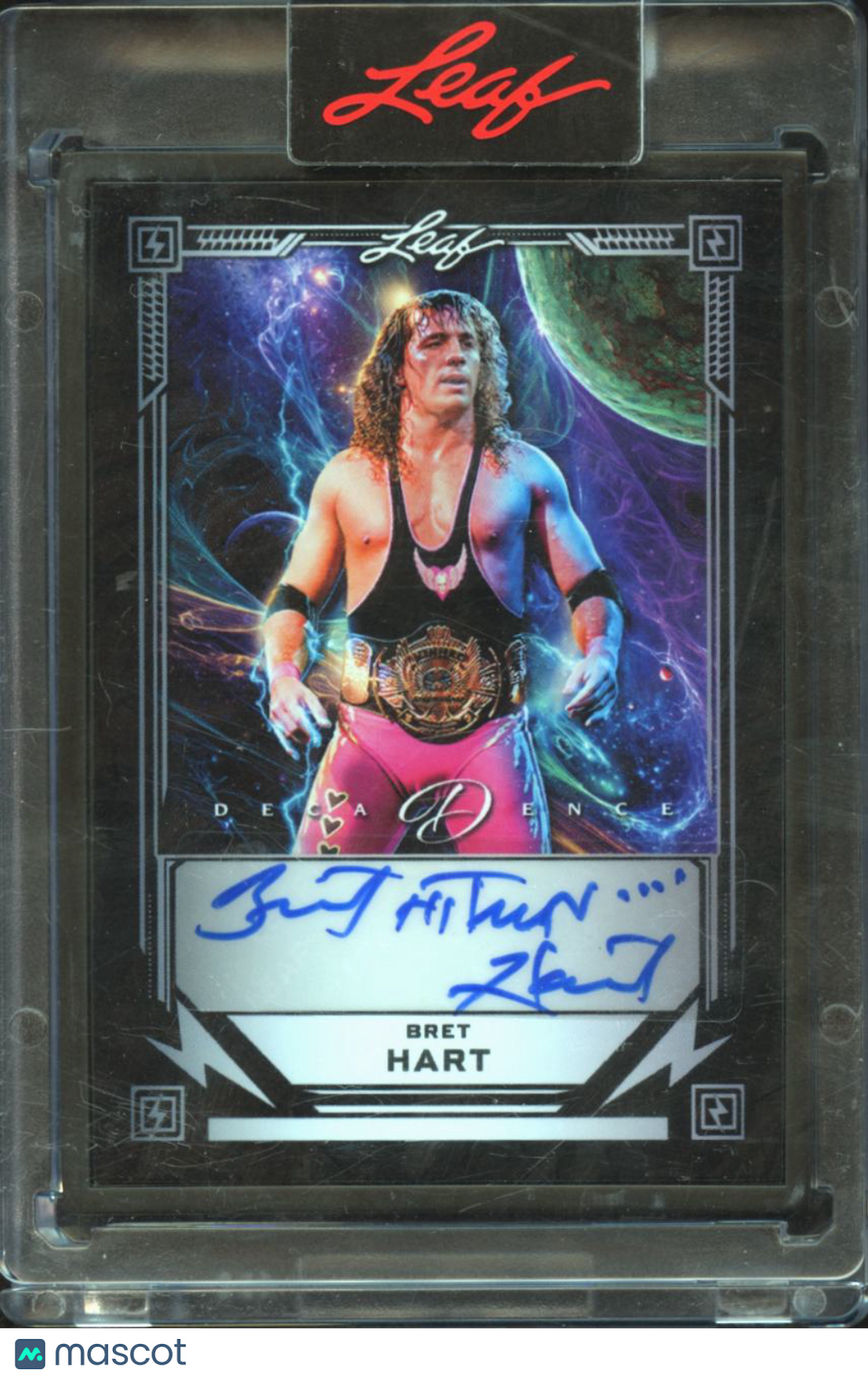 Bret Hart 2026 Leaf Decadence Auto Autograph WWE Wrestling 8/10