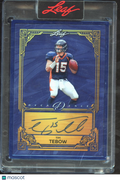 Tim Tebow 2026 Leaf Decadence Auto Autograph 1/4 Denver Broncos