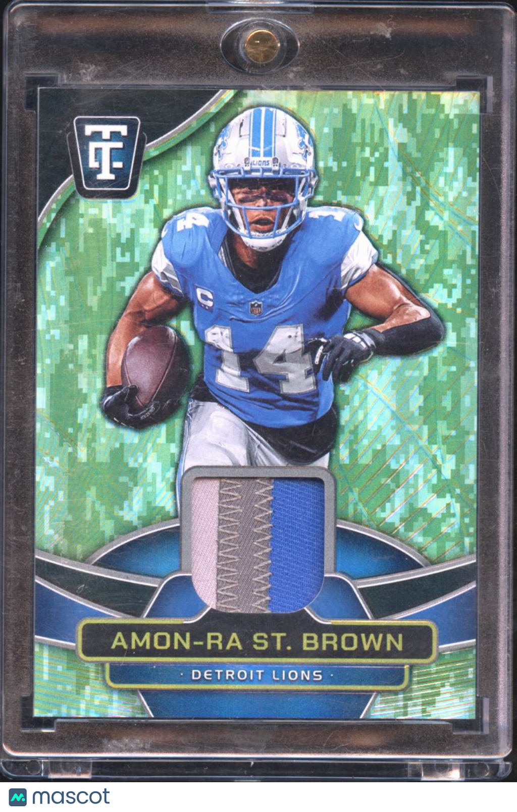 Amon-Ra St. Brown 2025 Totally Certified Camo 3 Color Patch 27/35 Detroit Lions