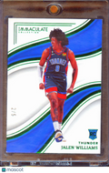 Jalen Williams 2022-23 Immaculate Emerald Rookie RC 2/5 #95 OKC Thunder