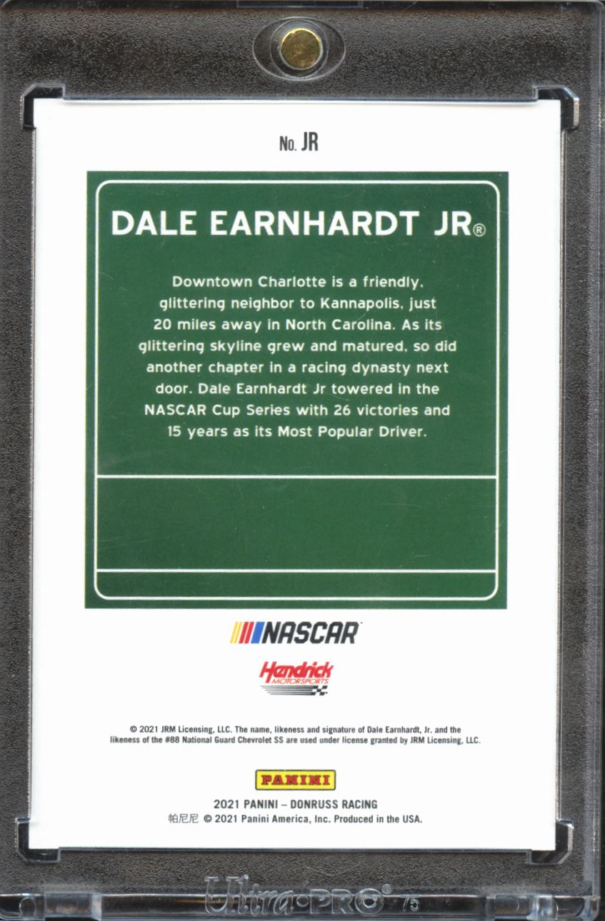 Dale Earnhardt Jr. 2021 Donruss Racing DOWNTOWN CASE HIT Hendrick Motorsports