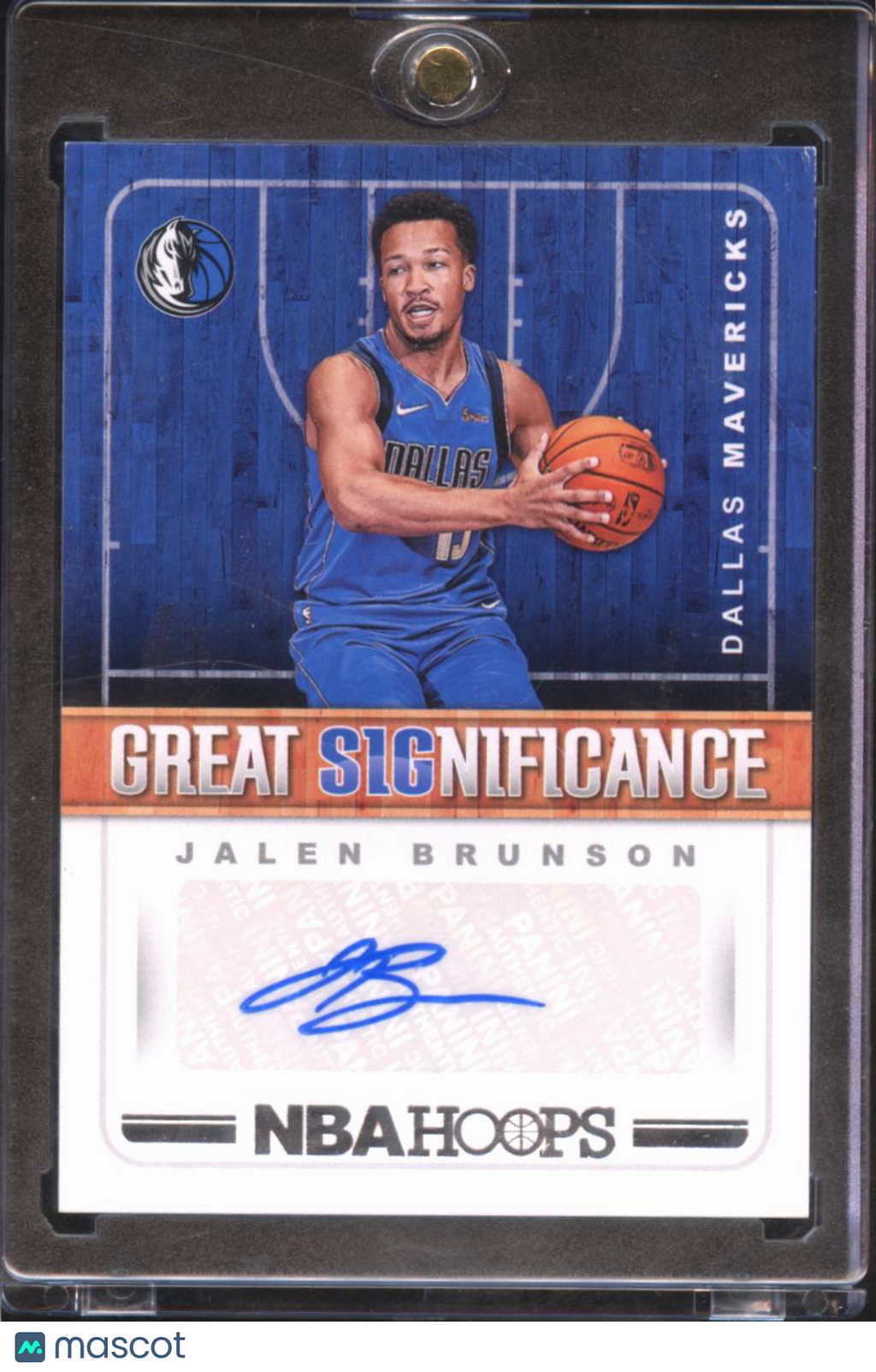 Jalen Brunson 2018-19 Hoops Significance Auto Autograph RC Knicks Mavericks