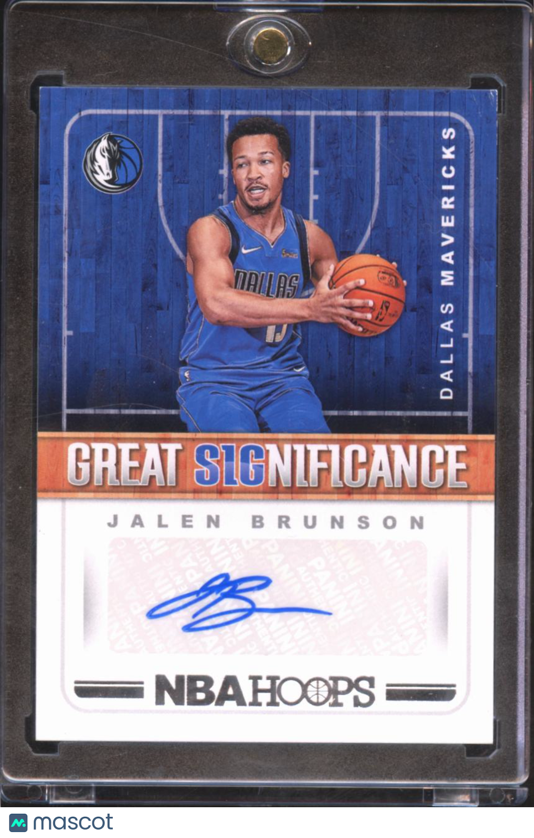 Jalen Brunson 2018-19 Hoops Significance Auto Autograph RC Knicks Mavericks