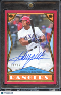 Adrian Beltre 2018 Topps Brooklyn Collection Auto Autograph 13/15 Texas Rangers