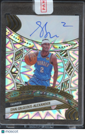 Shai Gilgeous-Alexander 2024-25 Revolution Auto Autograph 30/49 OKC Thunder