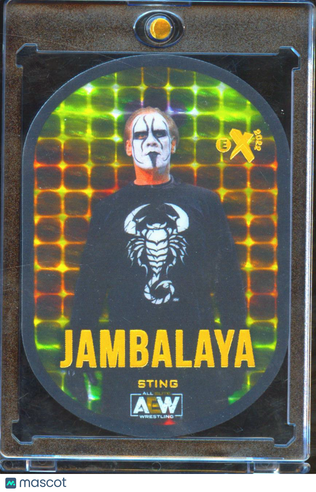Sting 2022 SkyBox Metal Universe AEW Jambalaya SSP CASE HIT Wrestling