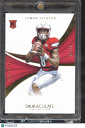 Lamar Jackson 2018 Immaculate Rookie RC 30/99 Louisville Baltimore Ravens #2