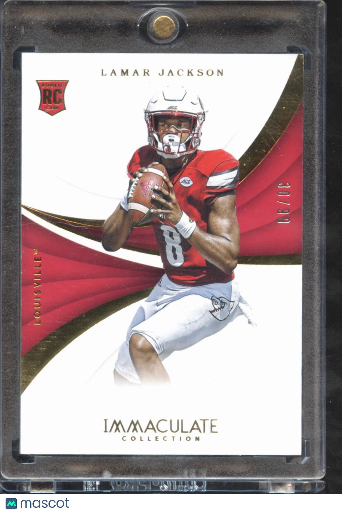 Lamar Jackson 2018 Immaculate Rookie RC 30/99 Louisville Baltimore Ravens #2