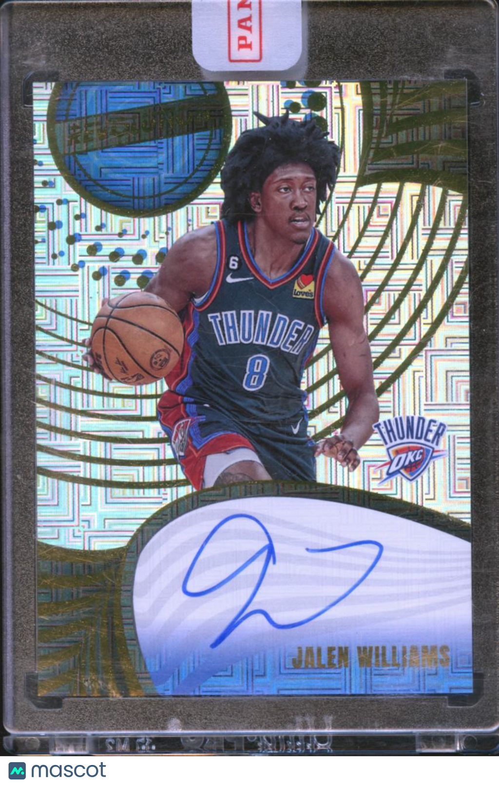 Jalen Williams 2023-24 Revolution Auto Autograph Levels Oklahoma City Thunder