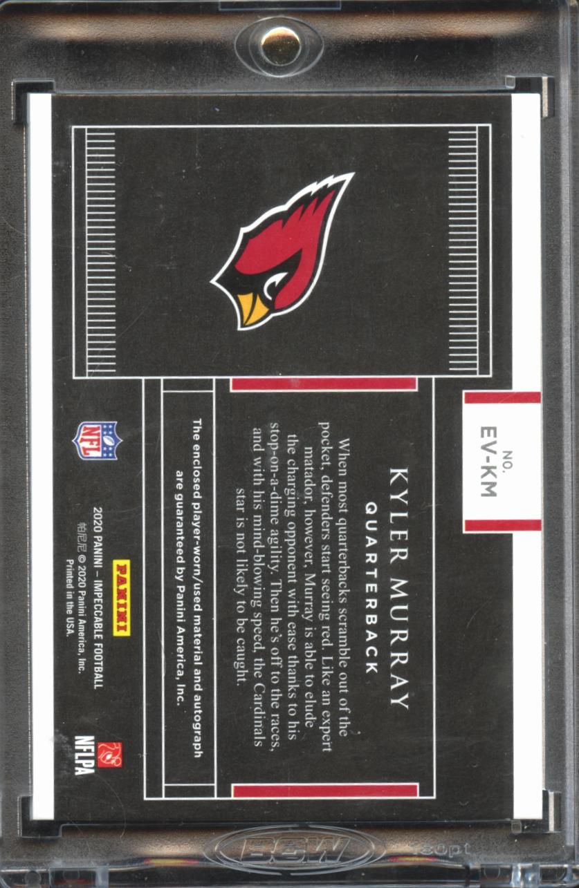 Kyler Murray 2020 Impeccable Auto Autograph Patch 6/10 Arizona Cardinals
