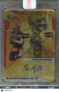 Baker Mayfield 2019 Elements Auto Autograph GOLD Metal 3/5 Cleveland Browns