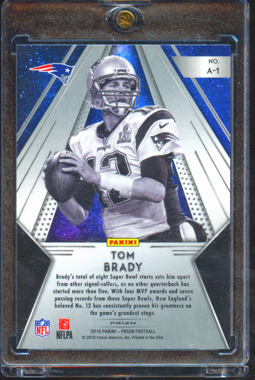 Tom Brady 2018 Panini Prizm Apex SSP CASE HIT #A-1 New England Patriots