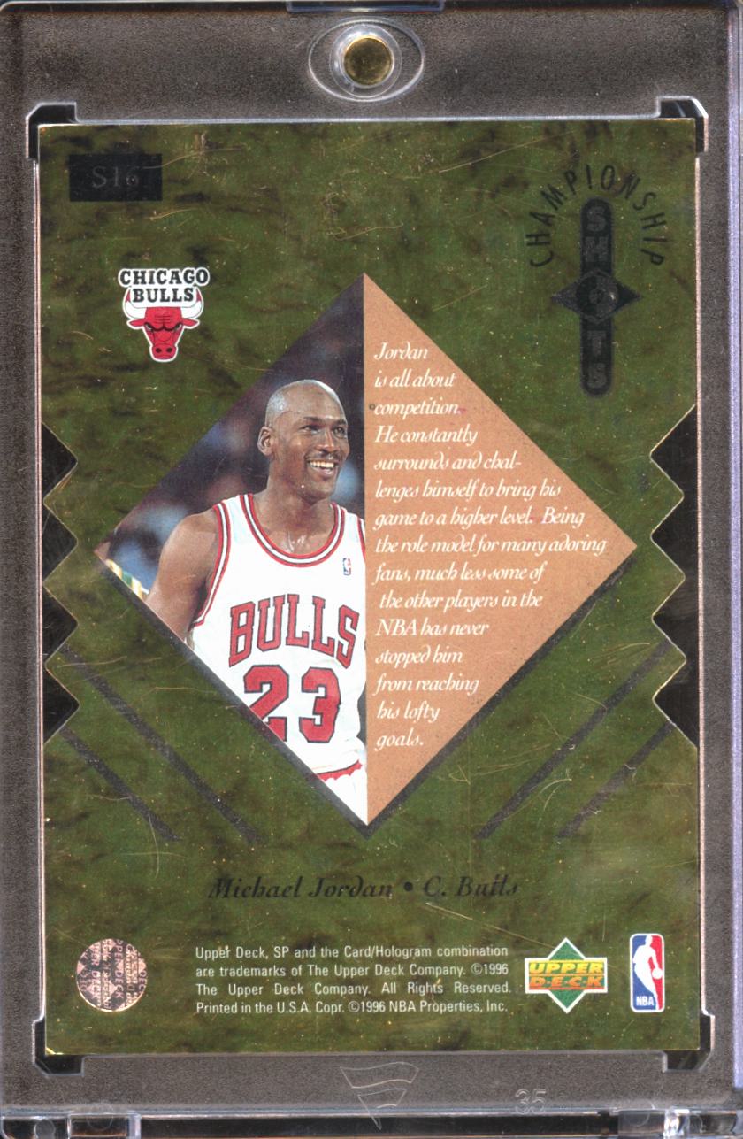 Michael Jordan 1996 SP Championship Shots GOLD Chicago Bulls