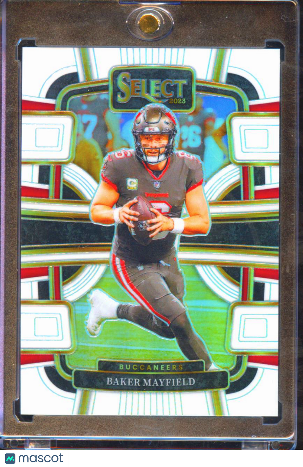 Baker Mayfield 2023 Select White Prizm 18/35 Tampa Bay Buccaneers