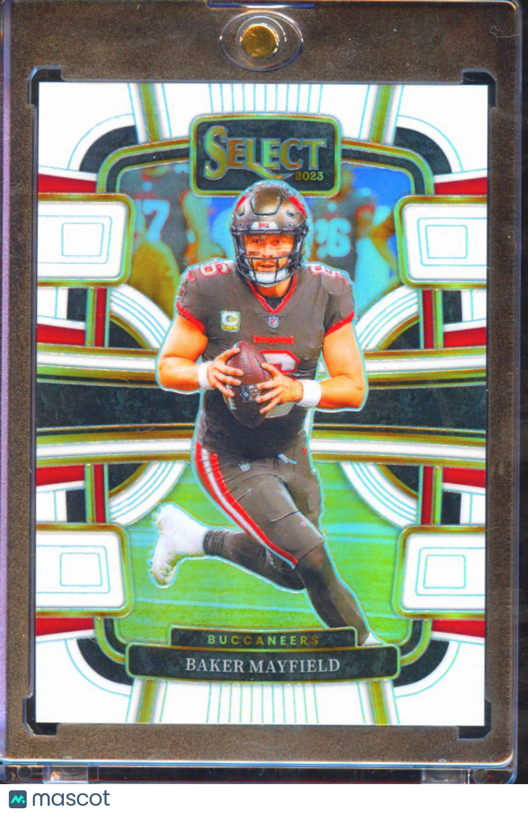 Baker Mayfield 2023 Select White Prizm 18/35 Tampa Bay Buccaneers