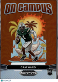 Cam Ward 2025 Prizm Draft Picks On Campus RC CASE HIT Miami Hurricanes