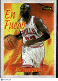 Michael Jordan 1996 Topps Season's Best En Fuego #SB1 Chicago Bulls