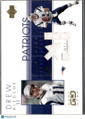 Drew Bledsoe 2001 Upper Deck Game Worn Jersey Patch New England Patriots