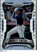 Chandler Simpson 2026 Panini Prizm Laces Prizm /125 Tampa Bay Rays