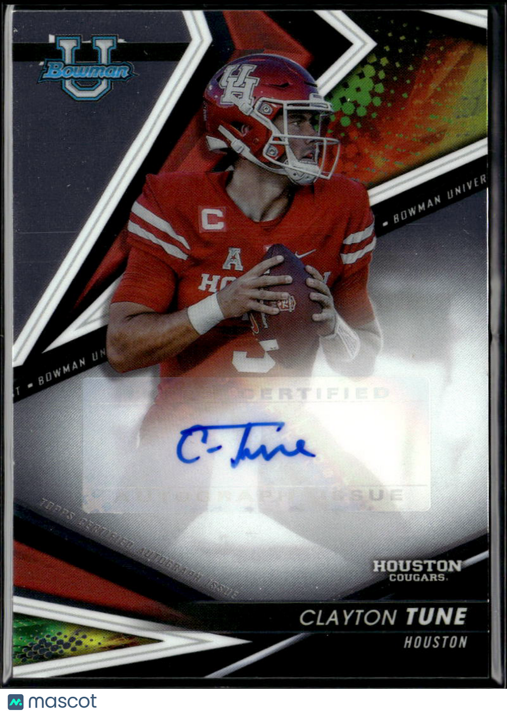 Clayton Tune 2022 Bowman's Best Auto Autograph RC Houston Cougars