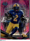 Israel Abanikanda 2022 Bowman's Best Pink /100 Pittsburgh Panthers