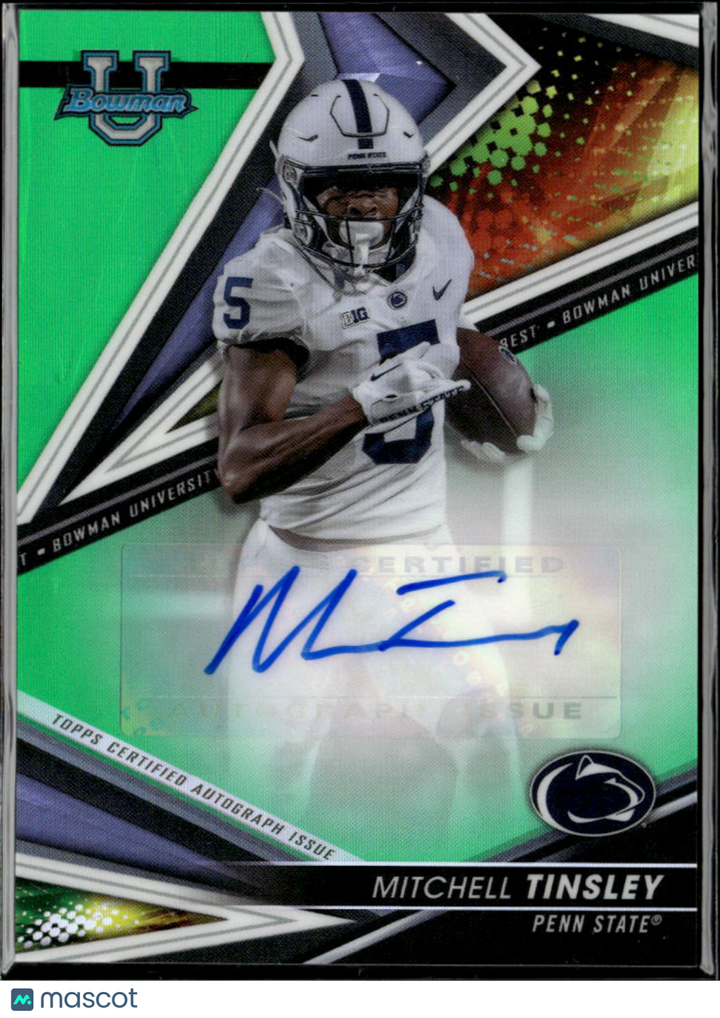 Mitchell Tinsley 2022 Bowman's Best Auto Autograph 2/99 Penn State Bengals