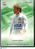 Liam Lawson 2025 Topps F1 75 Eccellenza RC 26/75 Racing Bulls Formula One Team