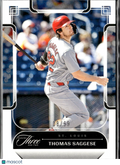 Thomas Saggese 2024 Panini Three and Two 8/99 St. Louis Cardinals
